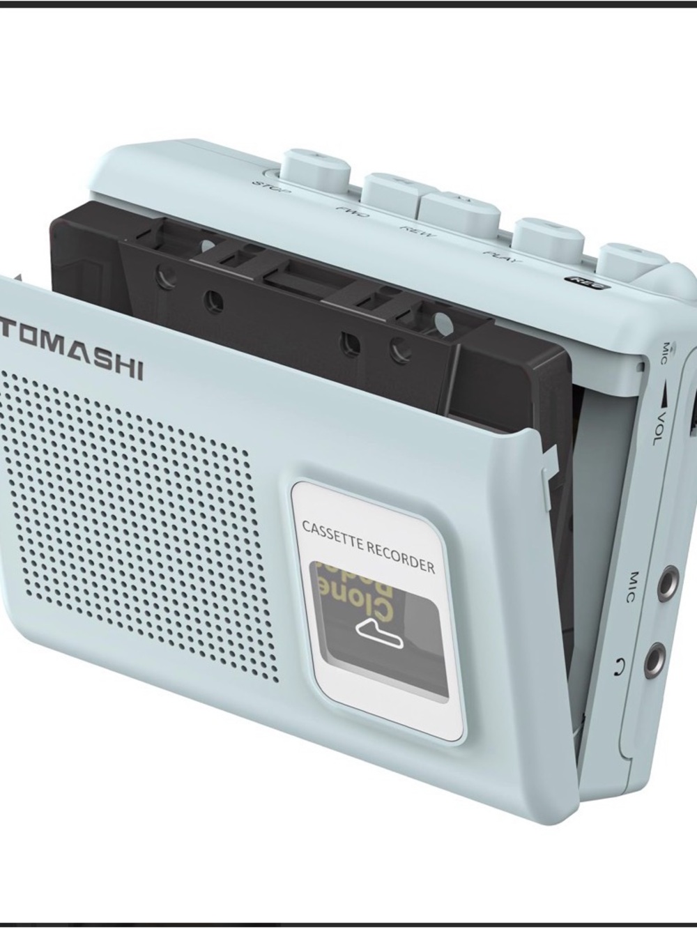 tomashi cassette player With Built In Speaker Microphone Headphones Jack